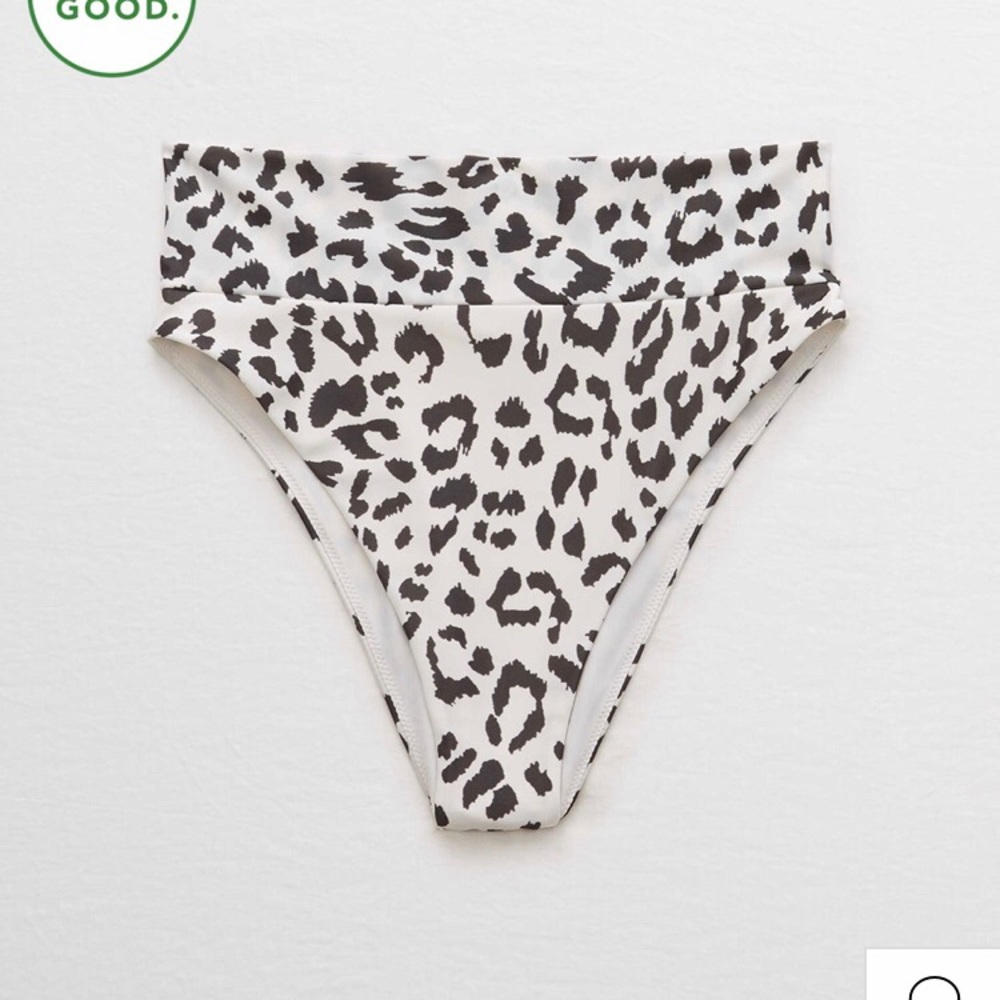 Aerie leopard bikini bottoms